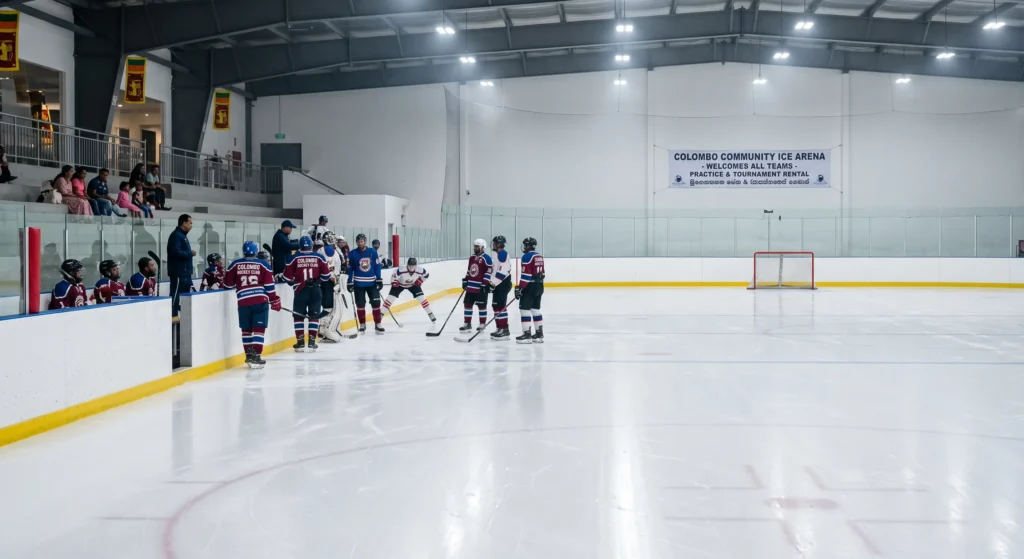 Ice rink available for team practice or tournament rental